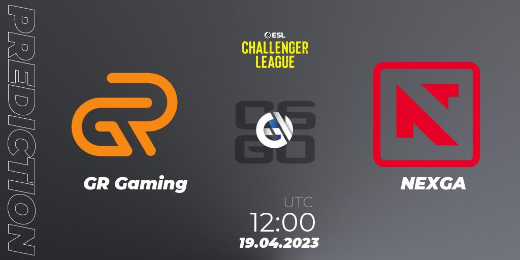Prognoza GR Gaming - NEXGA. 19.04.23, CS2 (CS:GO), ESL Challenger League Season 45: Asia-Pacific