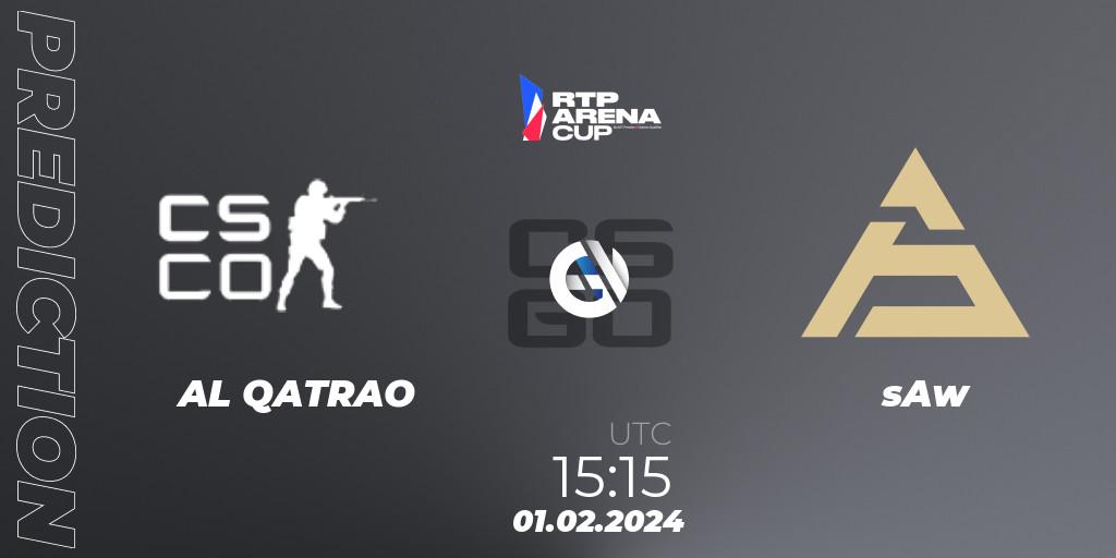 Prognoza AL QATRAO - sAw. 01.02.2024 at 15:05, Counter-Strike (CS2), RTP Arena Cup 2024