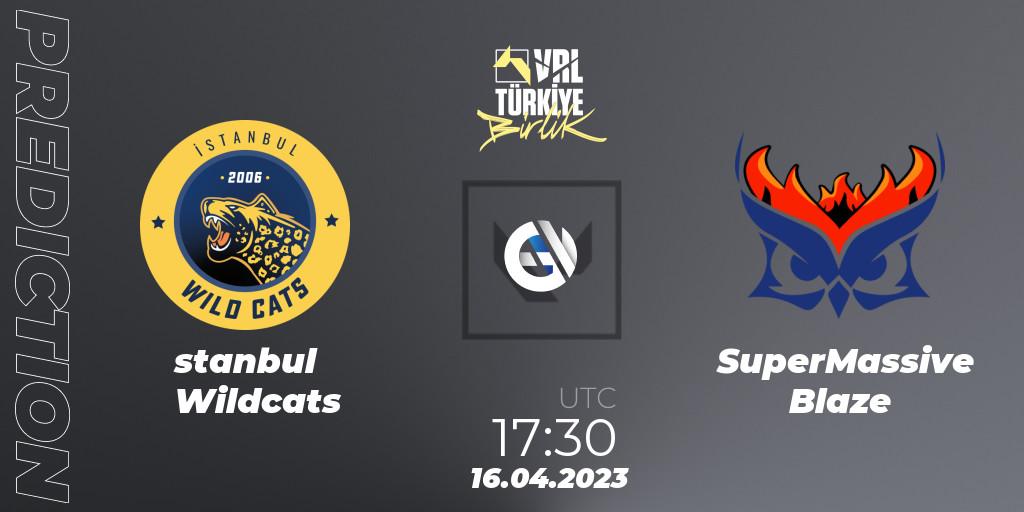 Prognoza İstanbul Wildcats - SuperMassive Blaze. 16.04.2023 at 16:50, VALORANT, VALORANT Challengers 2023: Turkey Split 2 - Regular Season
