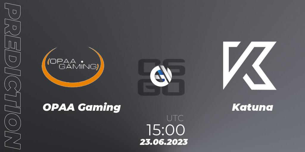 Prognoza OPAA Gaming - Katuna. 23.06.2023 at 15:00, Counter-Strike (CS2), Preasy Summer Cup 2023