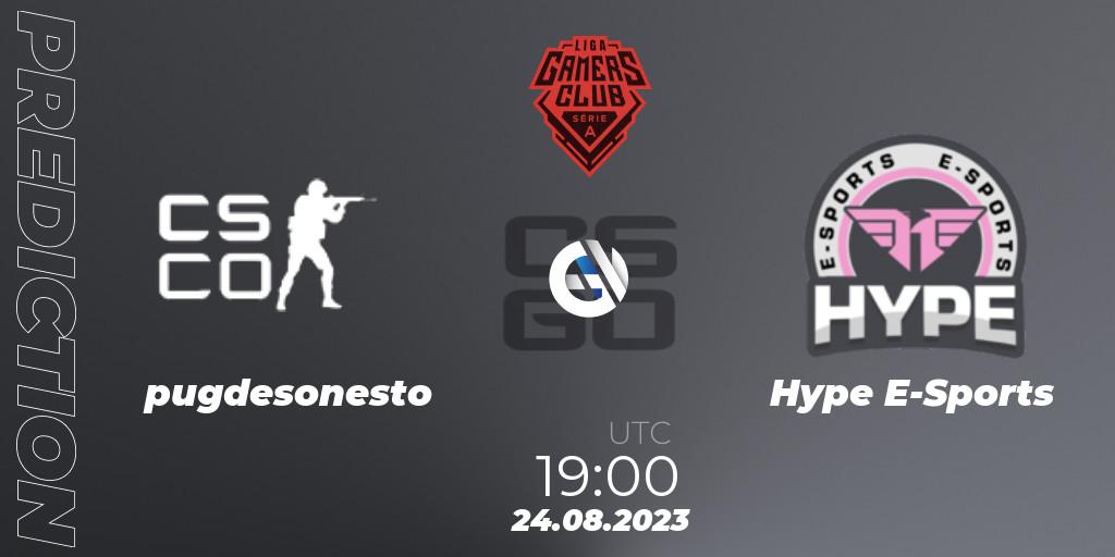 Prognoza pugdesonesto - Hype E-Sports. 24.08.2023 at 19:00, Counter-Strike (CS2), Gamers Club Liga Série A: August 2023