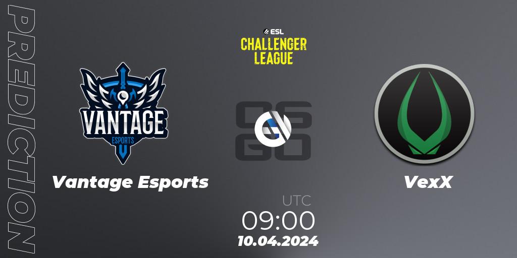 Prognoza Vantage Esports - VexX. 10.04.2024 at 09:00, Counter-Strike (CS2), ESL Challenger League Season 47: Oceania