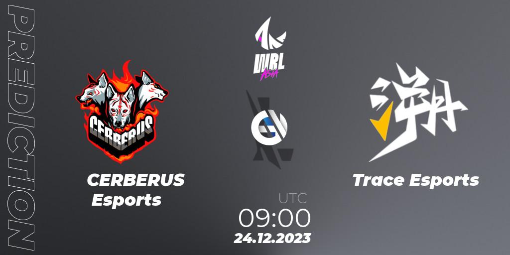 Prognoza CERBERUS Esports - Trace Esports. 24.12.2023 at 09:00, Wild Rift, WRL Asia 2023 - Season 2 - Regular Season