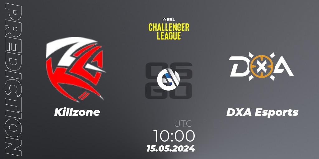 Prognoza Killzone - DXA Esports. 15.05.2024 at 10:10, Counter-Strike (CS2), ESL Challenger League Season 47: Oceania