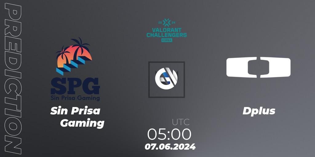 Prognoza Sin Prisa Gaming - Dplus. 07.06.2024 at 05:00, VALORANT, VALORANT Challengers 2024 Korea: Split 2