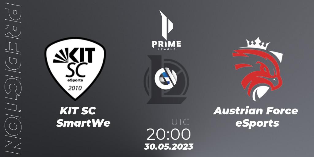 Prognoza KIT SC SmartWe - Austrian Force eSports. 30.05.2023 at 20:00, LoL, Prime League 2nd Division Summer 2023