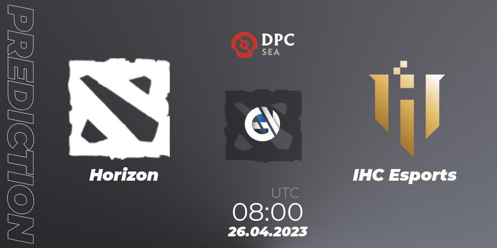 Prognoza Horizon - IHC Esports. 26.04.2023 at 08:00, Dota 2, DPC 2023 Tour 2: SEA Division II (Lower)