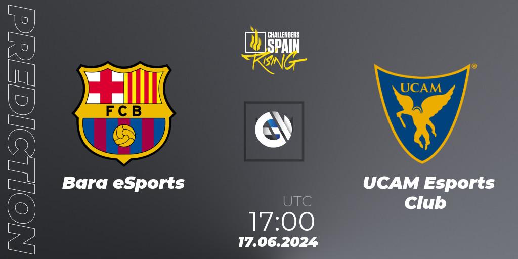 Prognoza Barça eSports - UCAM Esports Club. 17.06.2024 at 19:00, VALORANT, VALORANT Challengers 2024 Spain: Rising Split 2