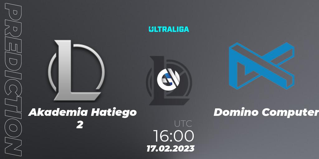Prognoza Akademia Hatiego 2 - Domino Computer. 17.02.23, LoL, Ultraliga 2nd Division Season 6
