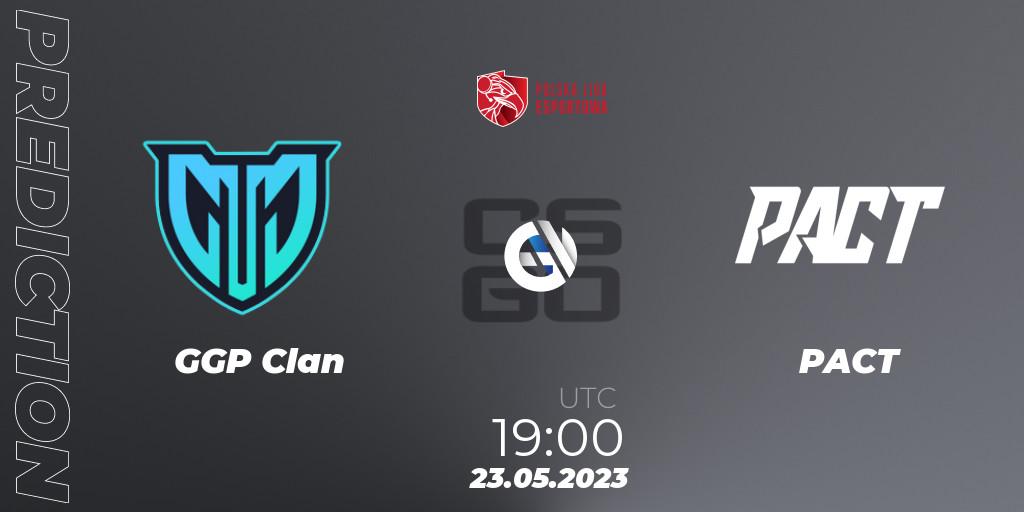 Prognoza GGP Clan - PACT. 23.05.2023 at 19:00, Counter-Strike (CS2), Polish Esports League 2023 Split 2
