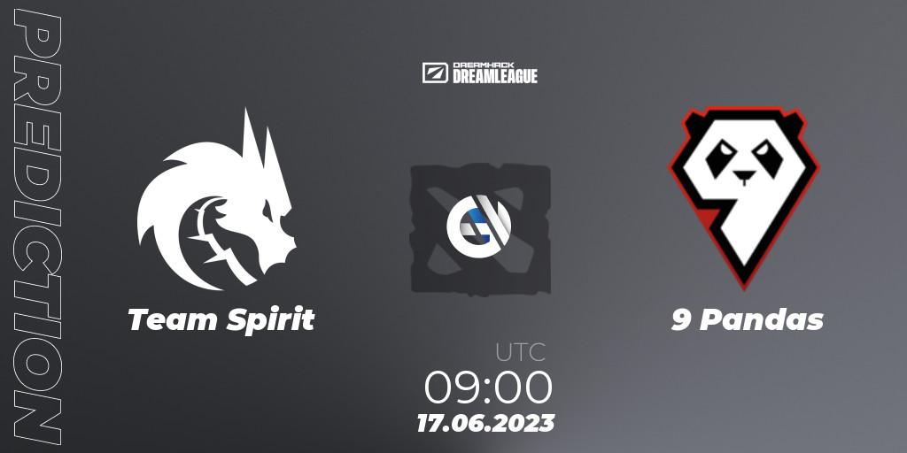Prognoza Team Spirit - 9 Pandas. 17.06.2023 at 08:57, Dota 2, DreamLeague Season 20 - Group Stage 2