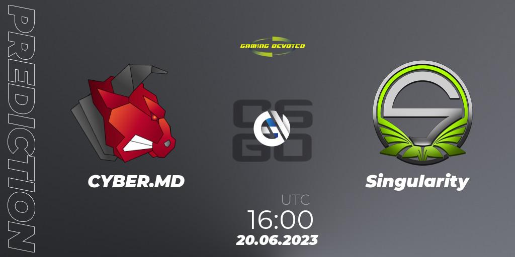 Prognoza CYBER.MD - Singularity. 26.06.2023 at 16:00, Counter-Strike (CS2), Gaming Devoted Become The Best: Series #2