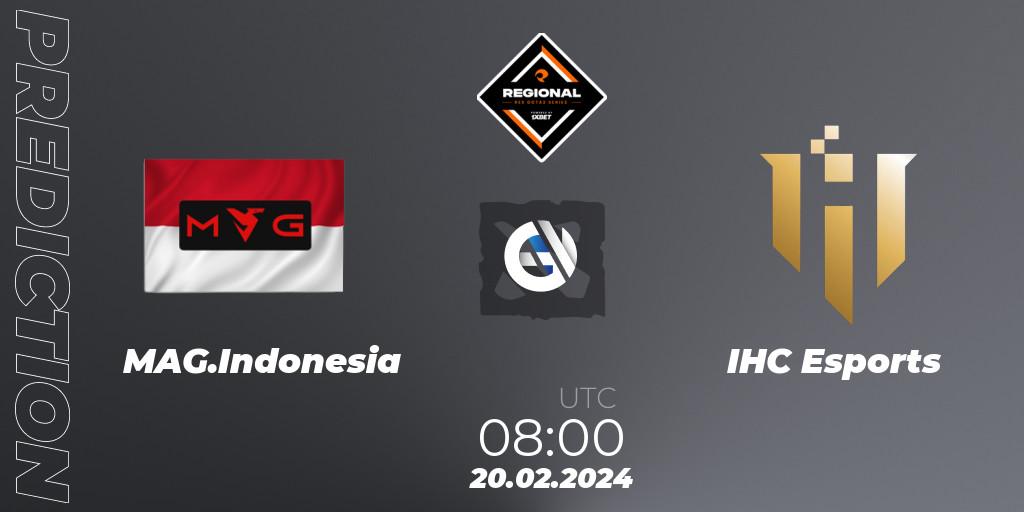Prognoza MAG.Indonesia - IHC Esports. 20.02.24, Dota 2, RES Regional Series: SEA #1
