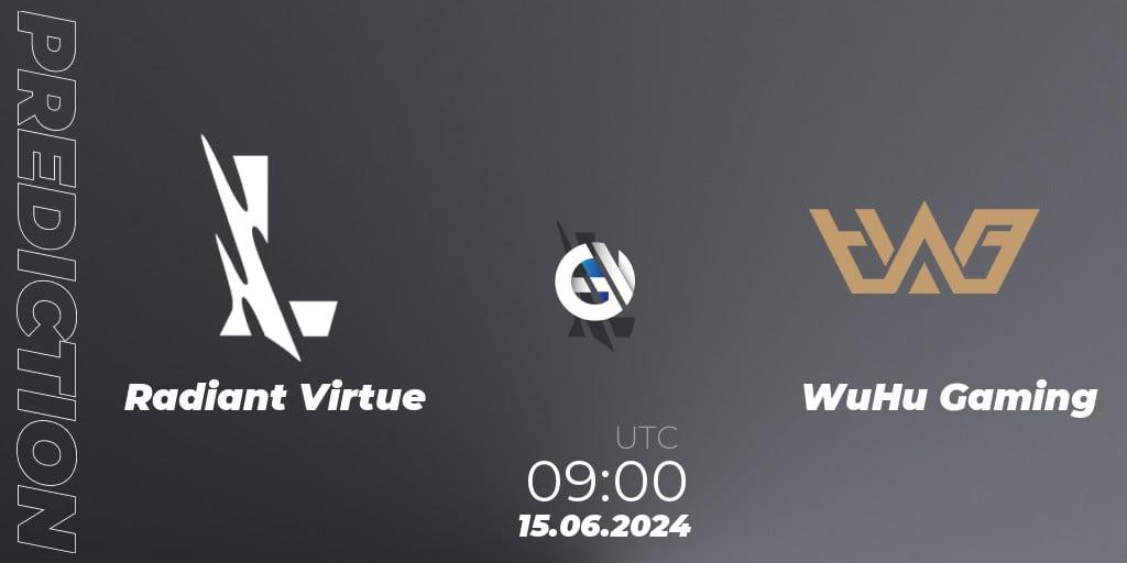 Prognoza Radiant Virtue - WuHu Gaming. 15.06.2024 at 09:00, Wild Rift, Wild Rift Super League Summer 2024 - 5v5 Tournament Group Stage