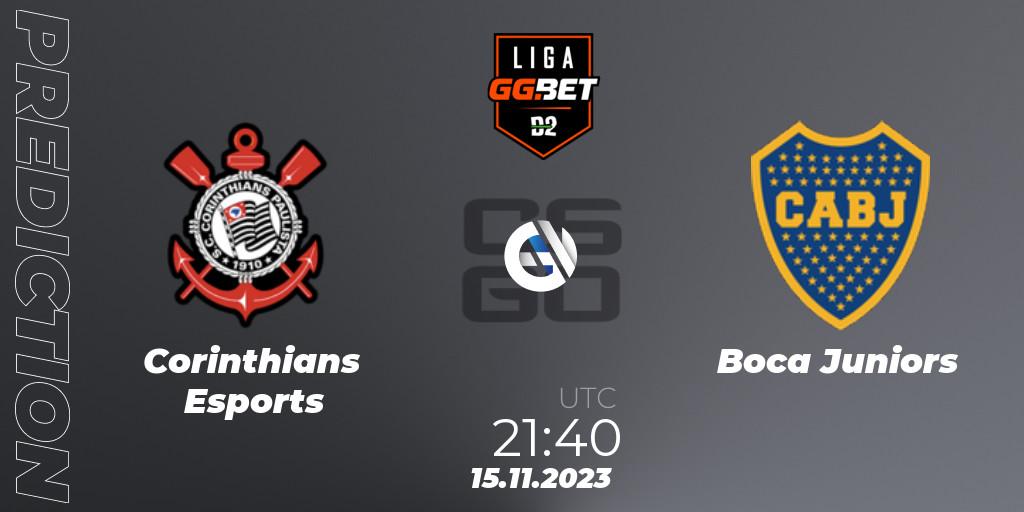 Prognoza Corinthians Esports - Boca Juniors. 15.11.2023 at 21:40, Counter-Strike (CS2), Dust2 Brasil Liga Season 2