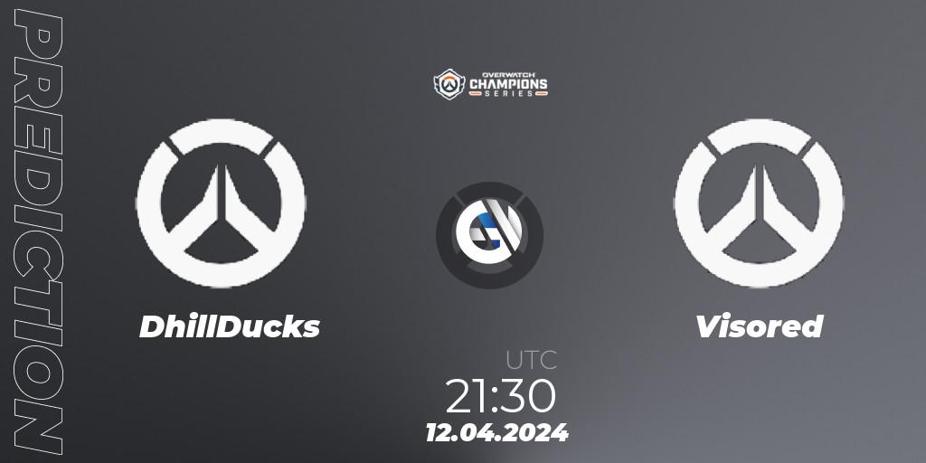 Prognoza DhillDucks - Visored. 12.04.2024 at 21:30, Overwatch, Overwatch Champions Series 2024 - North America Stage 2 Group Stage