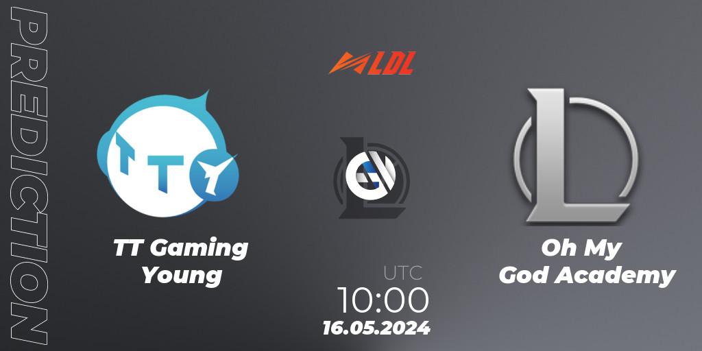 Prognoza TT Gaming Young - Oh My God Academy. 16.05.2024 at 10:00, LoL, LDL 2024 - Stage 2