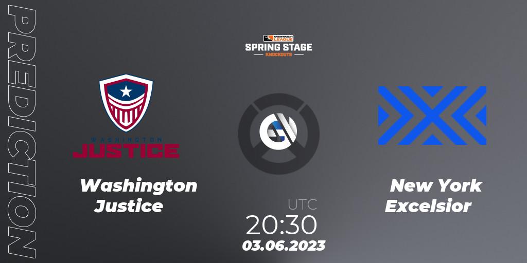Prognoza Washington Justice - New York Excelsior. 03.06.23, Overwatch, OWL Stage Knockouts Spring 2023