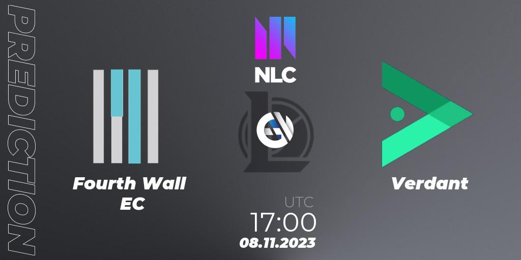 Prognoza Fourth Wall EC - Verdant. 08.11.2023 at 17:00, LoL, NLC Aurora Cup 2023