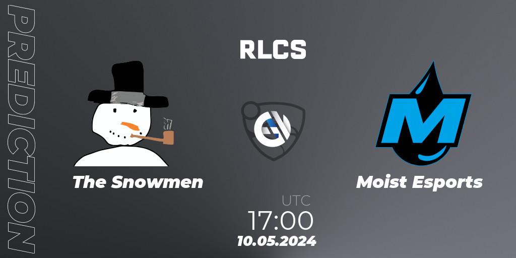 Prognoza The Snowmen - Moist Esports. 10.05.2024 at 17:00, Rocket League, RLCS 2024 - Major 2: NA Open Qualifier 5