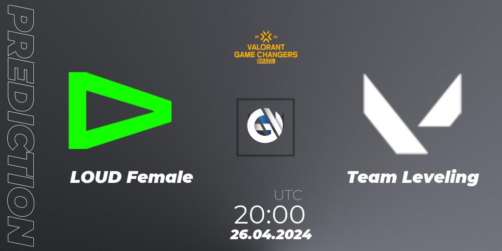 Prognoza LOUD Female - Team Leveling. 26.04.24, VALORANT, VCT 2024: Game Changers Brazil Series 1