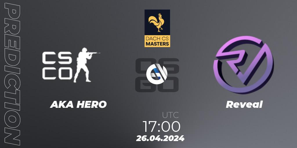 Prognoza AKA HERO - Reveal. 20.05.2024 at 18:00, Counter-Strike (CS2), DACH CS Masters Season 1: Division 2