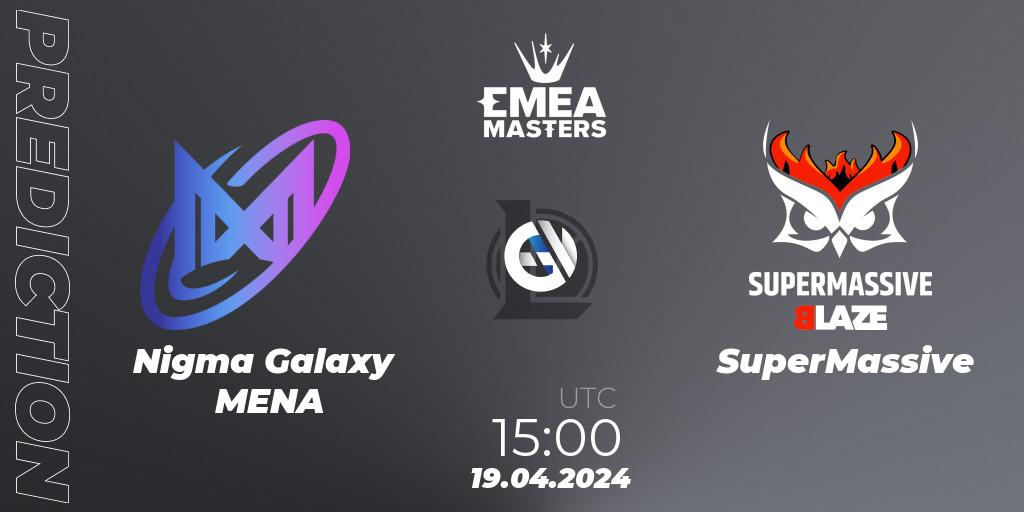 Prognoza Nigma Galaxy MENA - SuperMassive. 19.04.24, LoL, EMEA Masters Spring 2024 - Group Stage