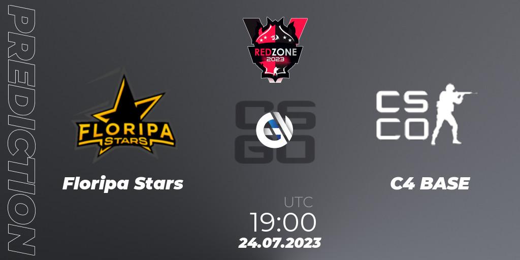 Prognoza Floripa Stars - C4 BASE. 24.07.2023 at 19:00, Counter-Strike (CS2), RedZone PRO League Season 5