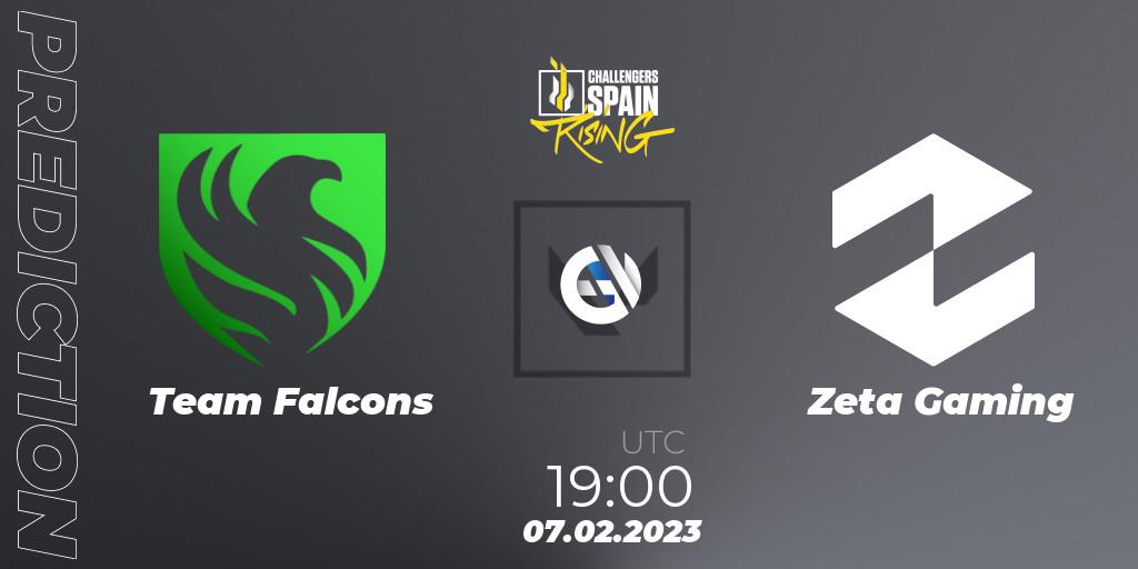 Prognoza Falcons - Zeta Gaming. 07.02.23, VALORANT, VALORANT Challengers 2023 Spain: Rising Split 1