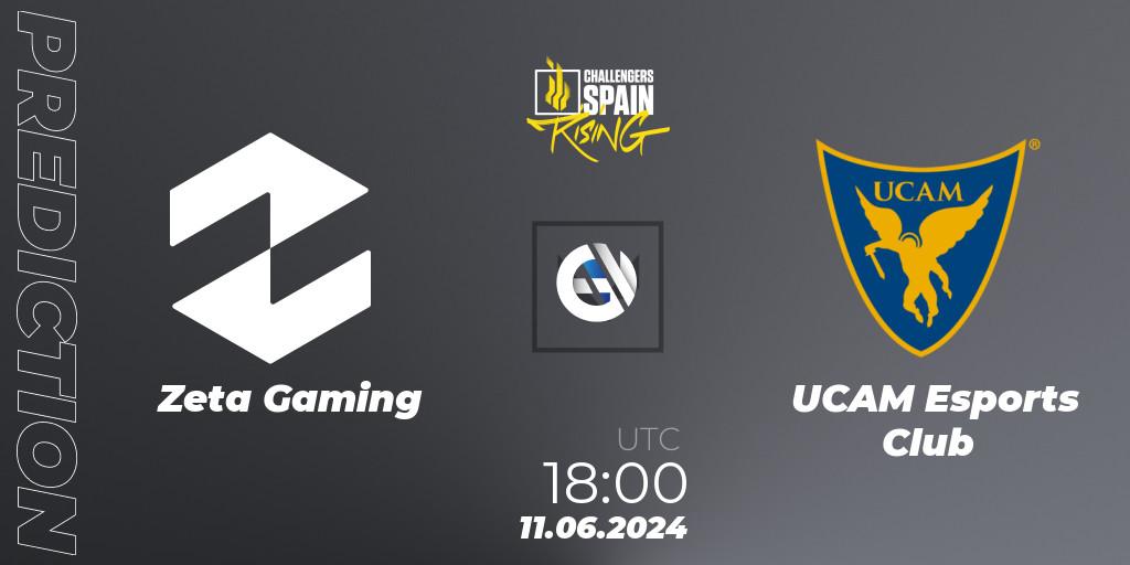 Prognoza Zeta Gaming - UCAM Esports Club. 11.06.2024 at 16:00, VALORANT, VALORANT Challengers 2024 Spain: Rising Split 2