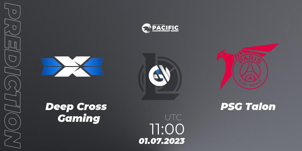 Prognoza Deep Cross Gaming - PSG Talon. 01.07.2023 at 11:10, LoL, PACIFIC Championship series Group Stage