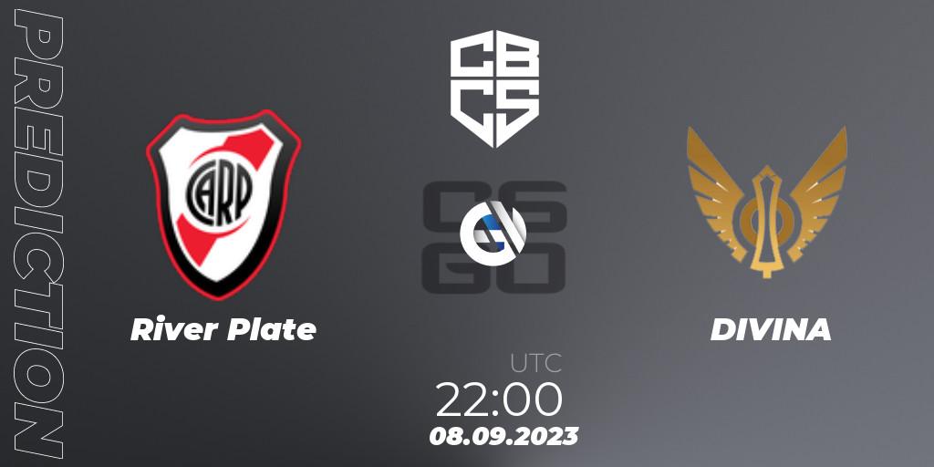 Prognoza River Plate - DIVINA. 08.09.2023 at 22:00, Counter-Strike (CS2), CBCS 2023 Season 2: Open Qualifier #1