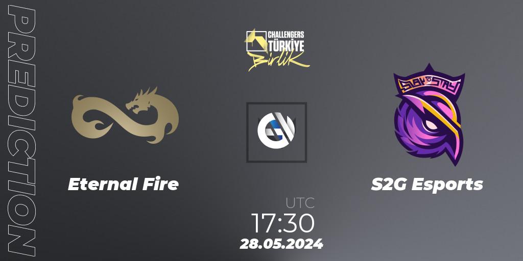 Prognoza Eternal Fire - S2G Esports. 28.05.2024 at 17:30, VALORANT, VALORANT Challengers 2024 Turkey: Birlik Split 2