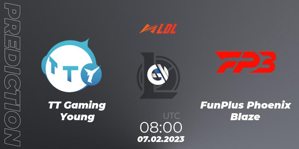 Prognoza TT Gaming Young - FunPlus Phoenix Blaze. 07.02.2023 at 07:40, LoL, LDL 2023 - Swiss Stage