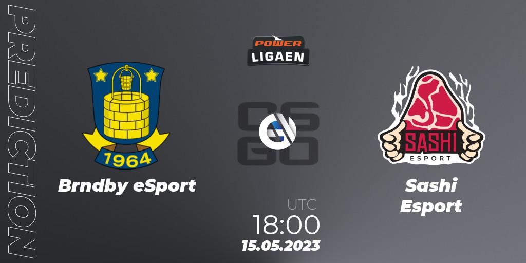 Prognoza Brøndby eSport - Sashi Esport. 15.05.2023 at 18:00, Counter-Strike (CS2), Dust2.dk Ligaen Season 23