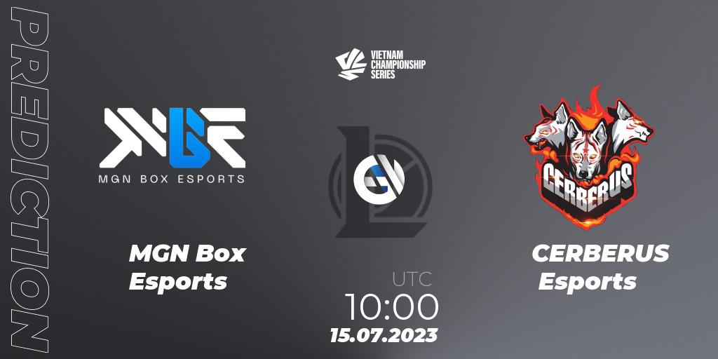 Prognoza MGN Box Esports - CERBERUS Esports. 15.07.2023 at 10:00, LoL, VCS Dusk 2023