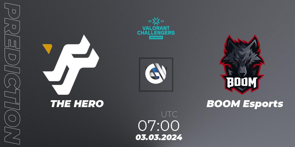 Prognoza THE HERO - BOOM Esports. 03.03.24, VALORANT, VALORANT Challengers Indonesia 2024: Split 1