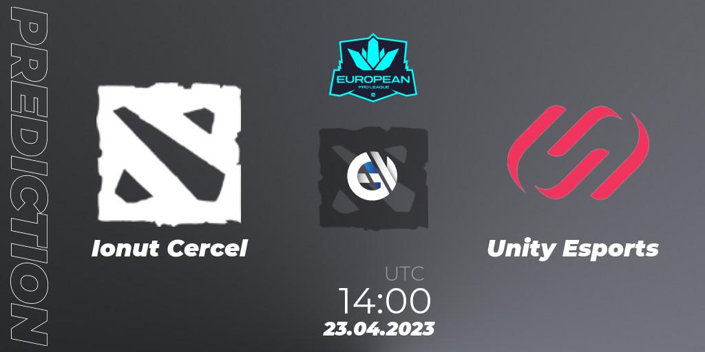 Prognoza Ionut Cercel - Unity Esports. 23.04.2023 at 14:02, Dota 2, European Pro League Season 8