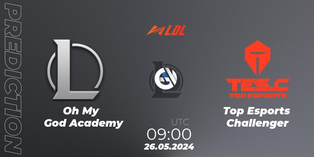 Prognoza Oh My God Academy - Top Esports Challenger. 26.05.2024 at 09:00, LoL, LDL 2024 - Stage 3