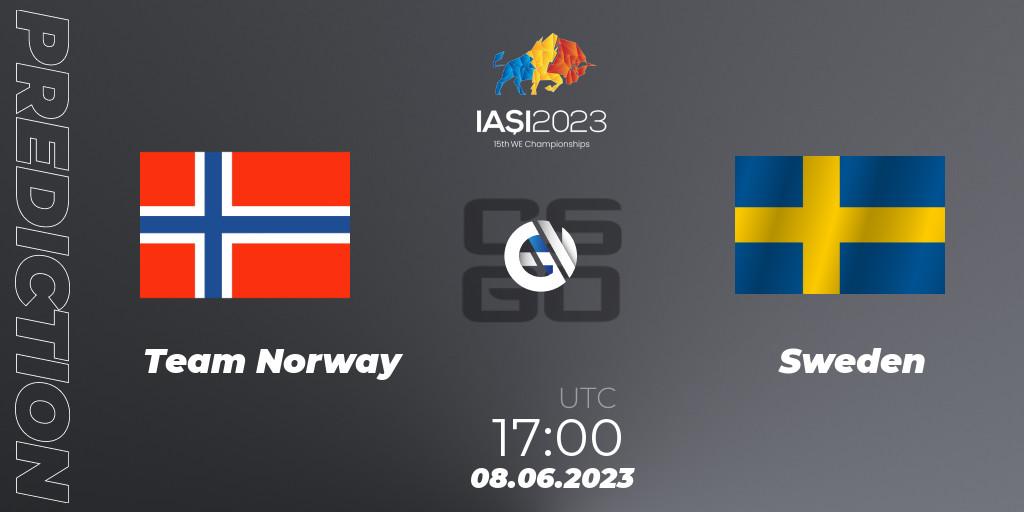 Prognoza Team Norway - Sweden. 08.06.2023 at 17:00, Counter-Strike (CS2), IESF World Esports Championship 2023: Northern Europe Qualifier
