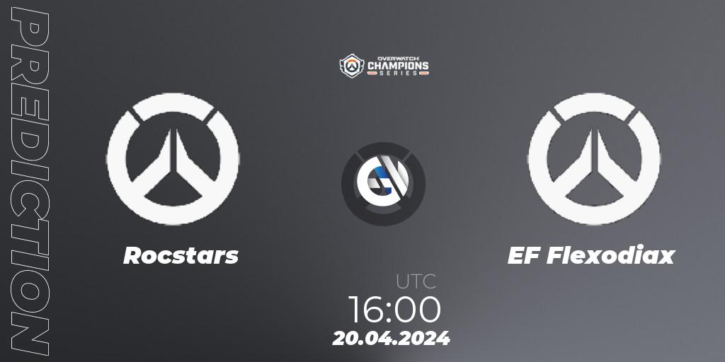 Prognoza Rocstars - EF Flexodiax. 20.04.2024 at 16:00, Overwatch, Overwatch Champions Series 2024 - EMEA Stage 2 Group Stage