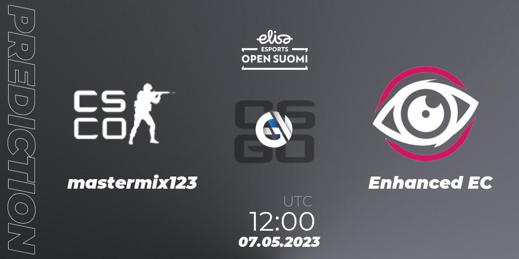 Prognoza mastermix123 - Enhanced EC. 07.05.2023 at 12:00, Counter-Strike (CS2), Elisa Open Suomi Season 5