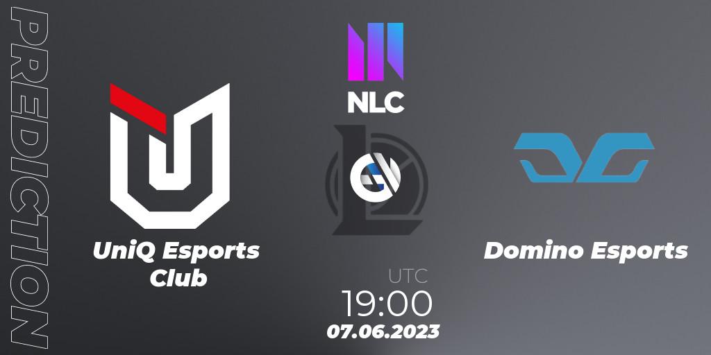 Prognoza UniQ Esports Club - Domino Esports. 07.06.2023 at 19:00, LoL, NLC Summer 2023 - Group Stage