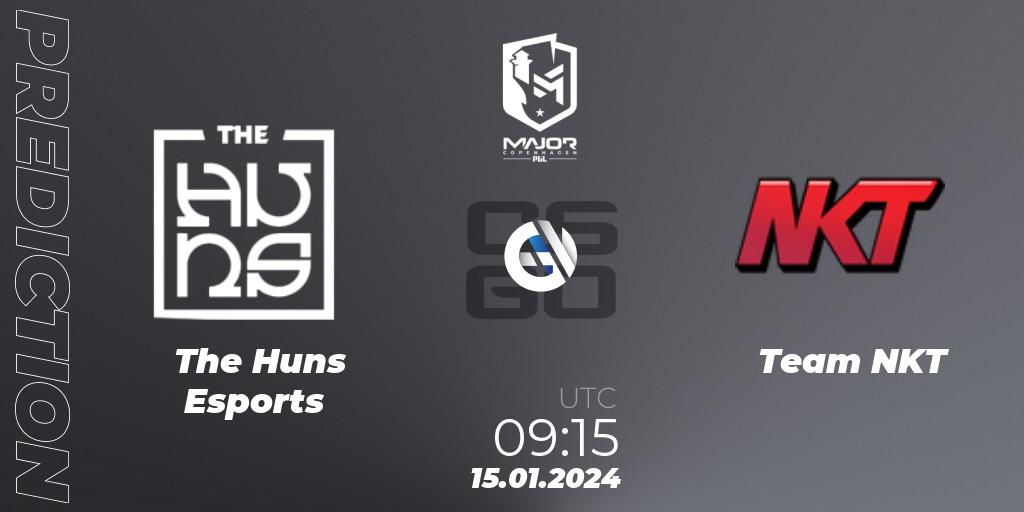 Prognoza The Huns Esports - Team NKT. 15.01.2024 at 09:15, Counter-Strike (CS2), PGL CS2 Major Copenhagen 2024 East Asia RMR Open Qualifier