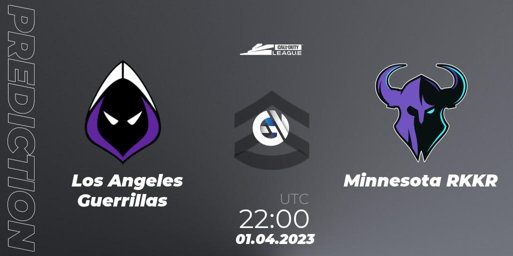 Prognoza Los Angeles Guerrillas - Minnesota RØKKR. 01.04.2023 at 22:00, Call of Duty, Call of Duty League 2023: Stage 4 Major Qualifiers