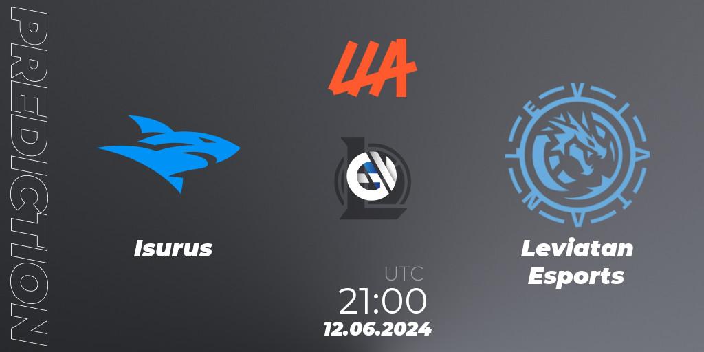 Prognoza Isurus - Leviatan Esports. 12.06.2024 at 21:00, LoL, LLA Closing 2024 - Group Stage