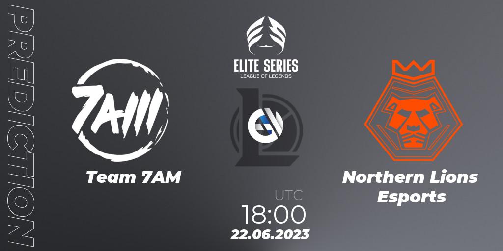 Prognoza Team 7AM - Northern Lions Esports. 22.06.2023 at 18:00, LoL, Elite Series Summer 2023