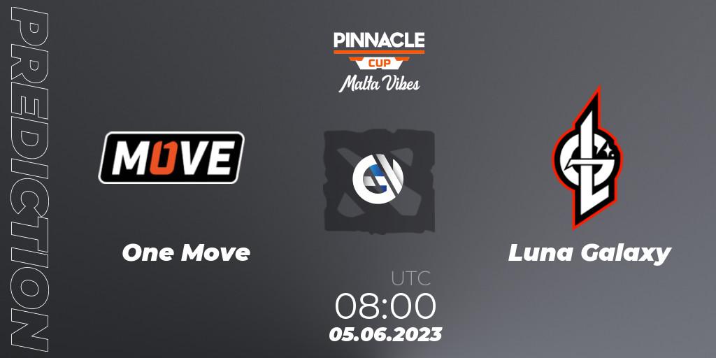 Prognoza One Move - Luna Galaxy. 05.06.23, Dota 2, Pinnacle Cup: Malta Vibes #2