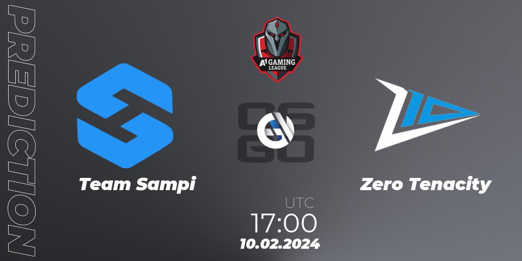 Prognoza Team Sampi - Zero Tenacity. 10.02.24, CS2 (CS:GO), A1 Gaming League Season 8
