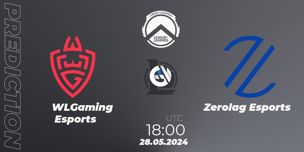 Prognoza WLGaming Esports - Zerolag Esports. 28.05.2024 at 18:00, LoL, GLL Summer 2024